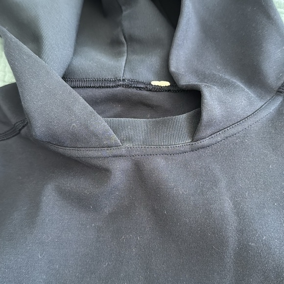 Lululemon Double-Knit Cotton Hoodie ,Navy ,Size M,Casual Large Zip Front Pocket - Picture 3 of 5